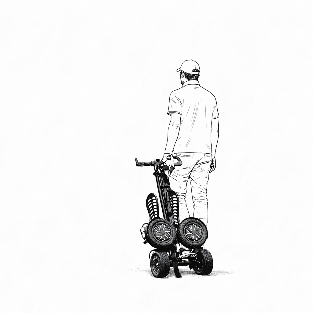 Rafknúin Hybrid golfkerra og scooter (Hægt að koma og skoða / prófa tækið)