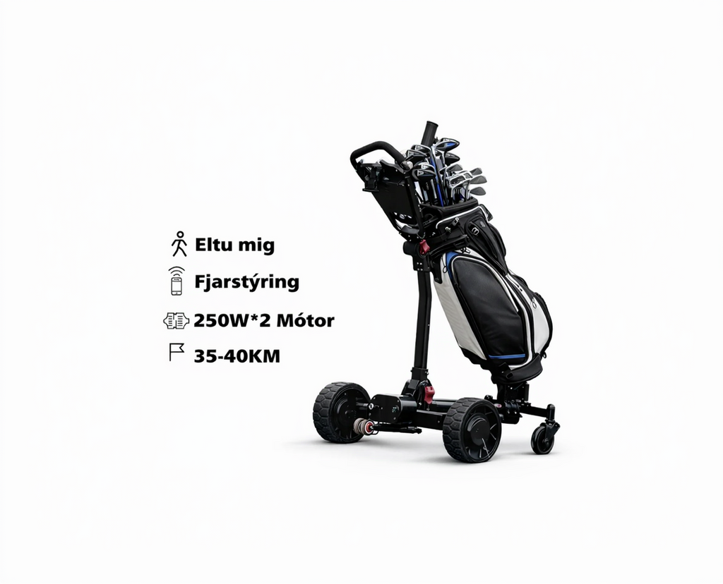 Rafmagns golfkerra með fjarstýringu (Hægt að koma og skoða/ prófa tækið)