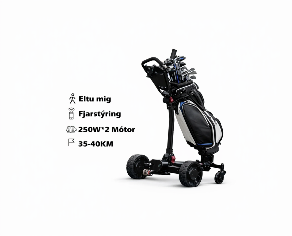 Rafmagns golfkerra með fjarstýringu (Hægt að koma og skoða/ prófa tækið)