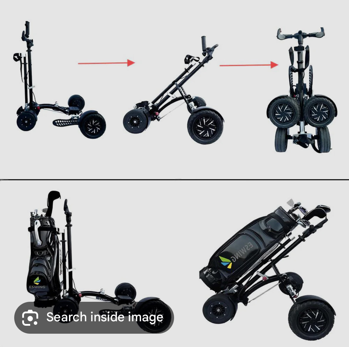 Rafknúin golfkerruscooter
